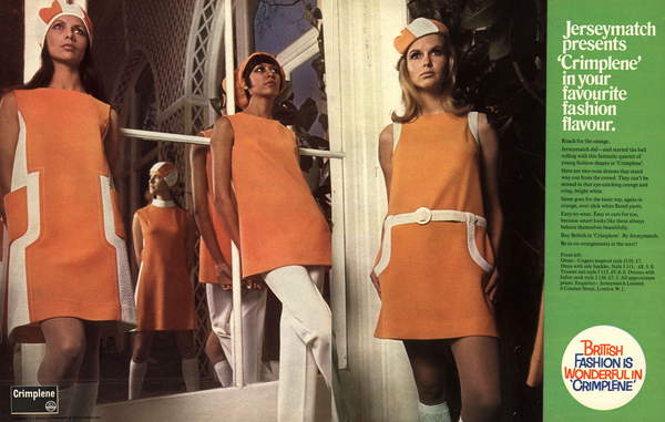 women in orange dresses