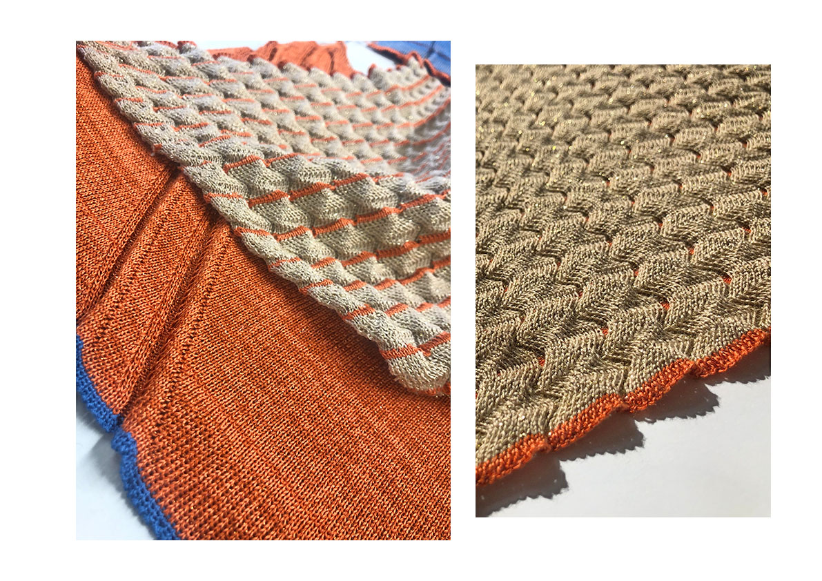 Knitted samples