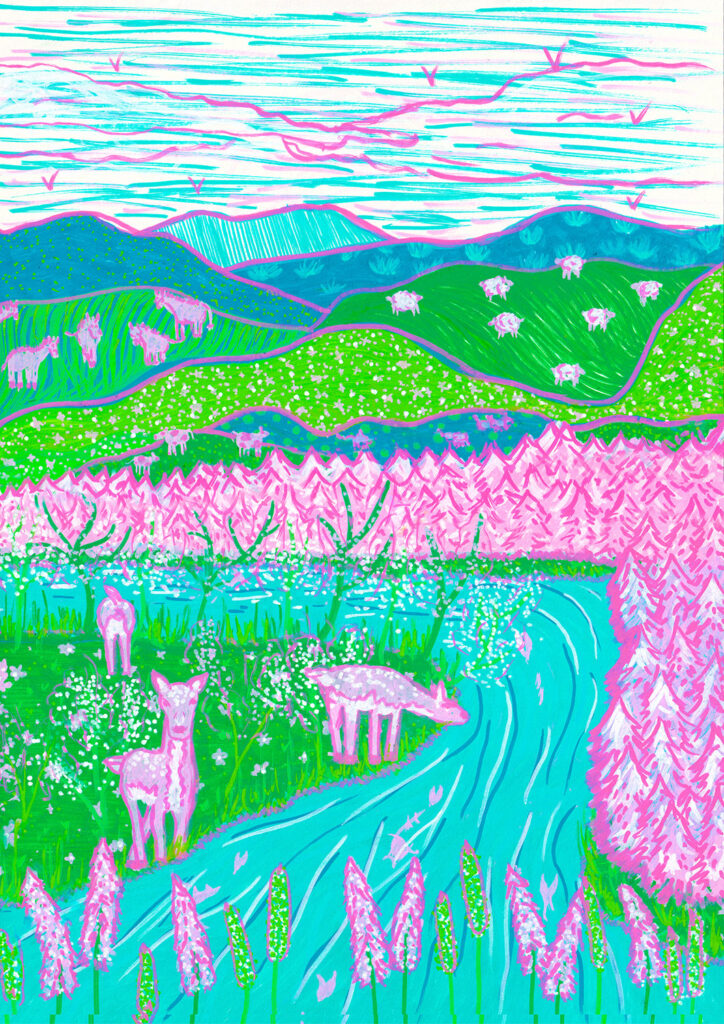 Illustration of a landscape