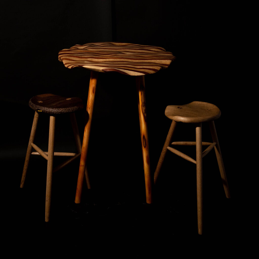 Stools with Table