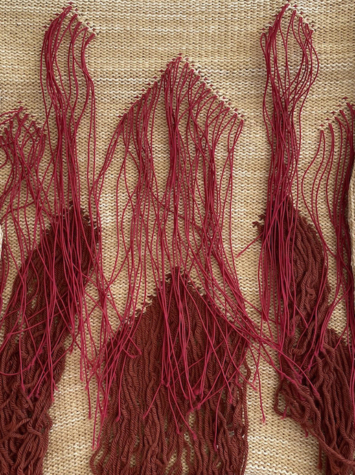 Knit and tassels