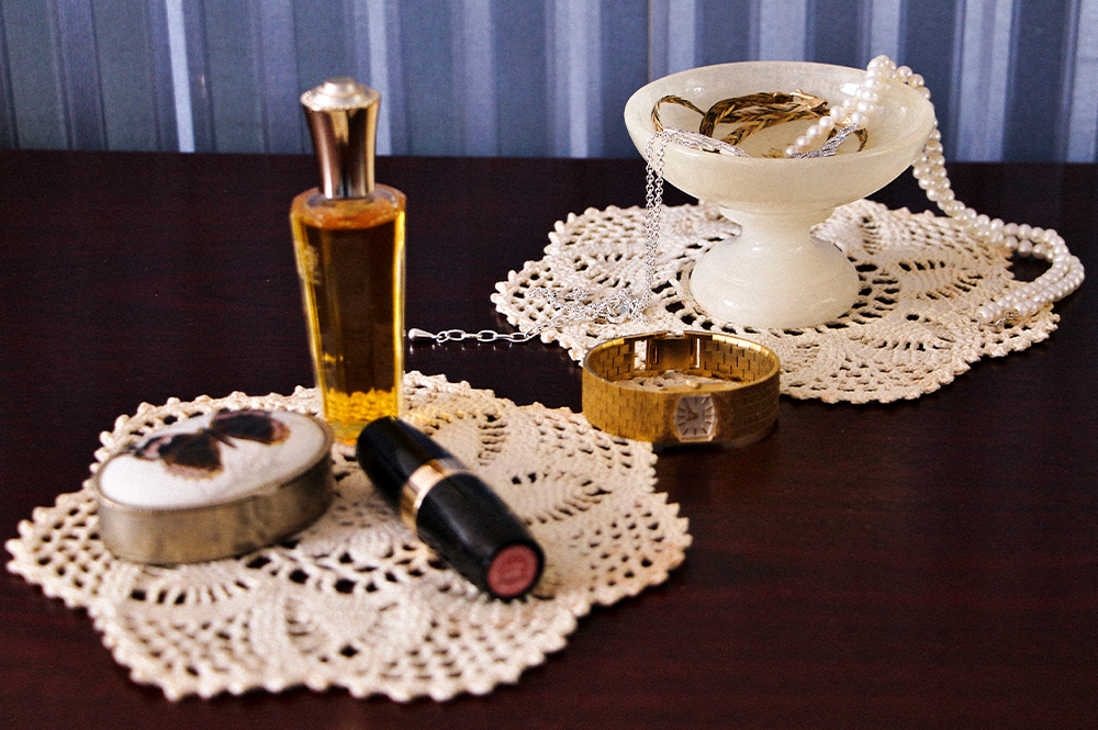 Photo of make up and still life objects